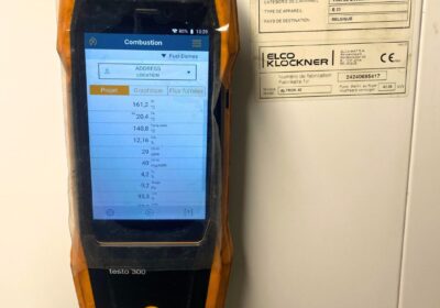 test de combustion chaudiere